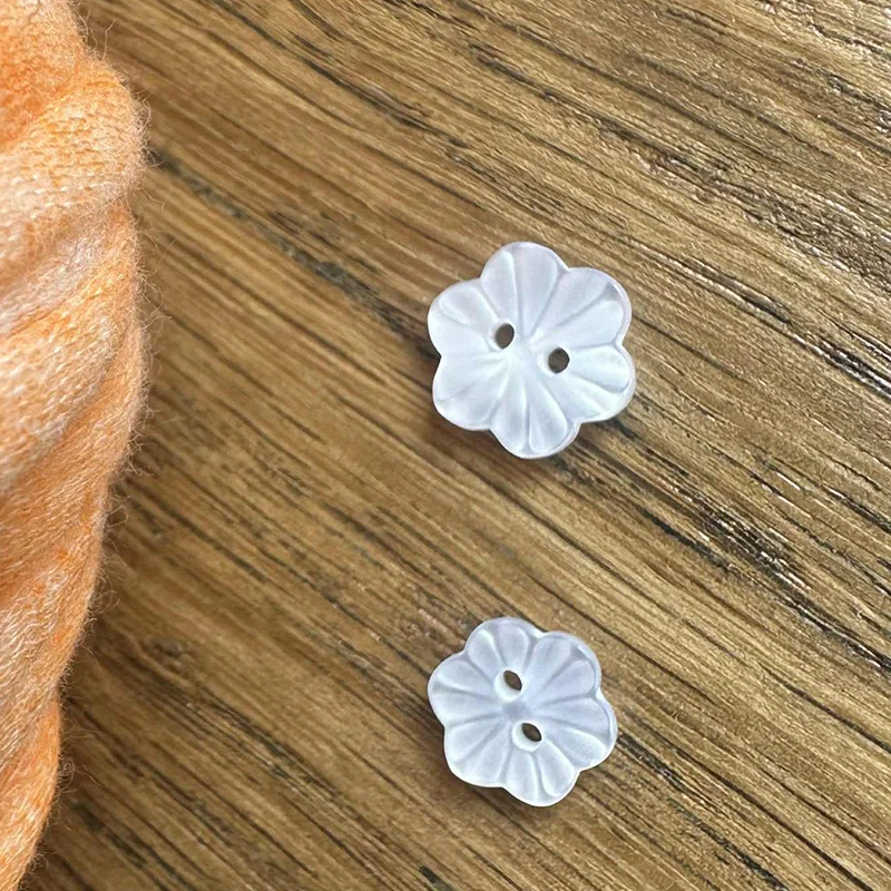 Bouton Fleur 13mm – Florea Blanc – Image 3