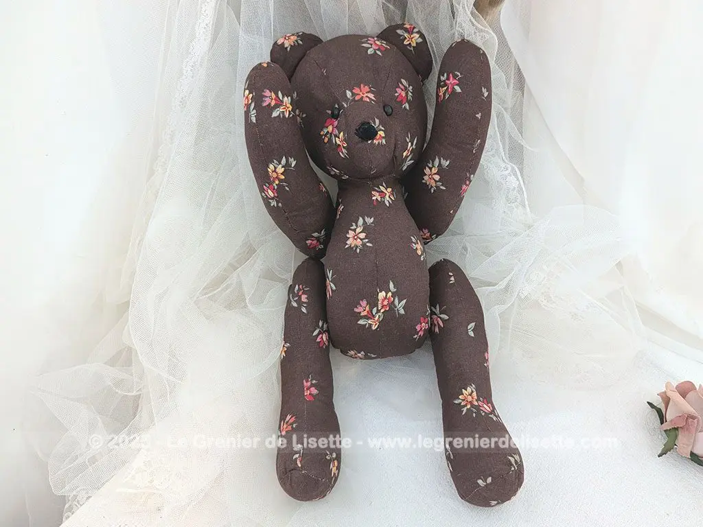 Ours fait main tissus bras et jambes articulés – Image 7