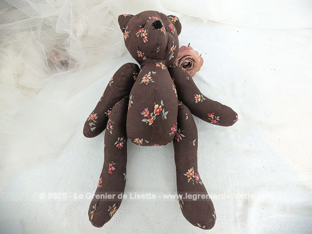 Ours fait main tissus bras et jambes articulés – Image 4