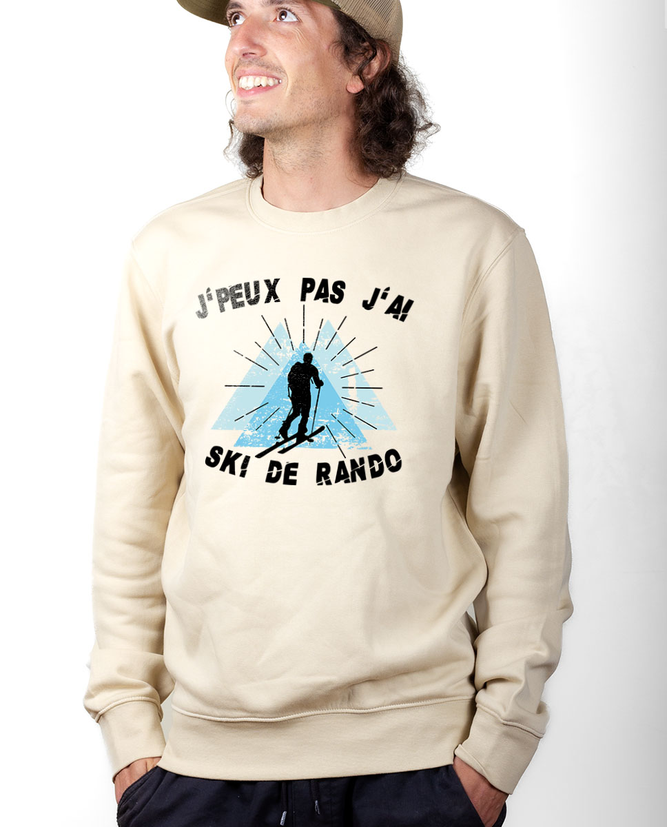 PULL HOMME : J’PEUX PAS J’AI SKI DE RANDO – Image 5