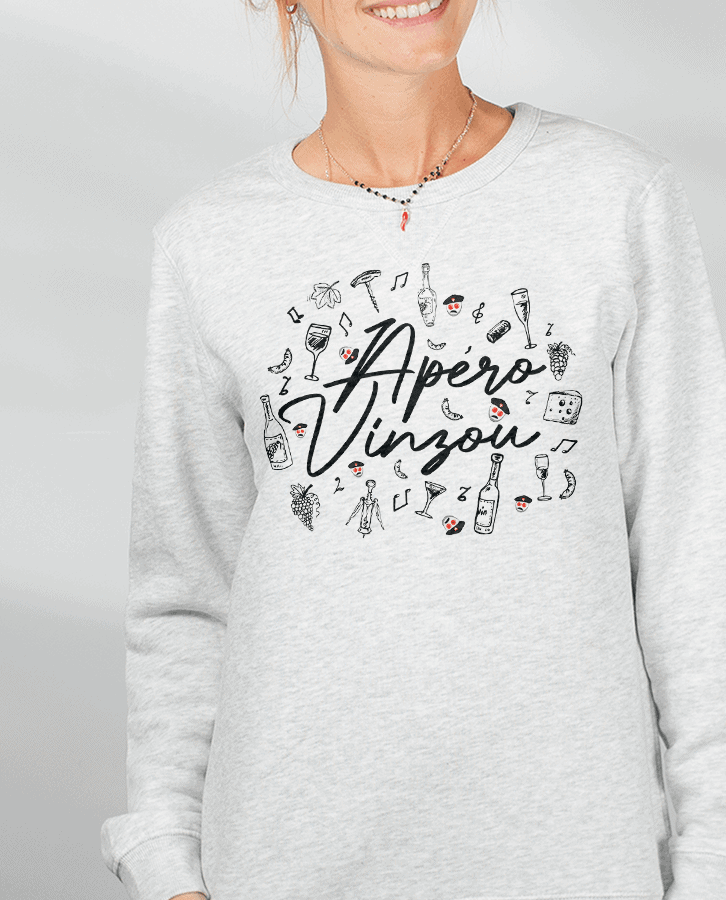 PULL FEMME : APERO VINZOU