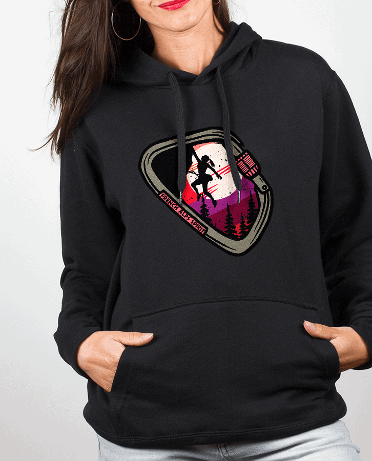 SWEAT FEMME : FRENCH ALPS SPIRIT ESCALADE