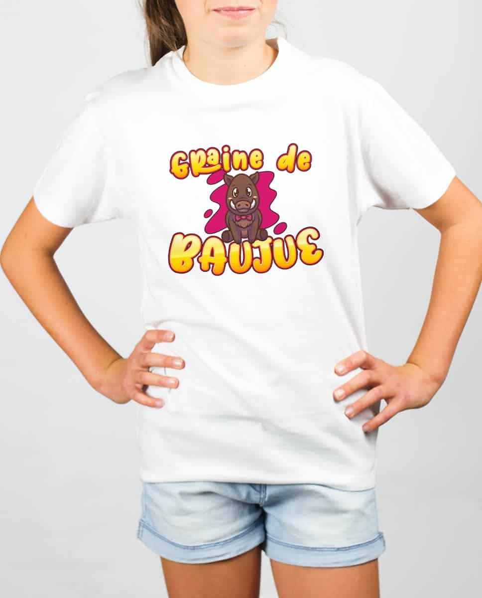 T SHIRT ENFANT : GRAINE DE BAUJUE