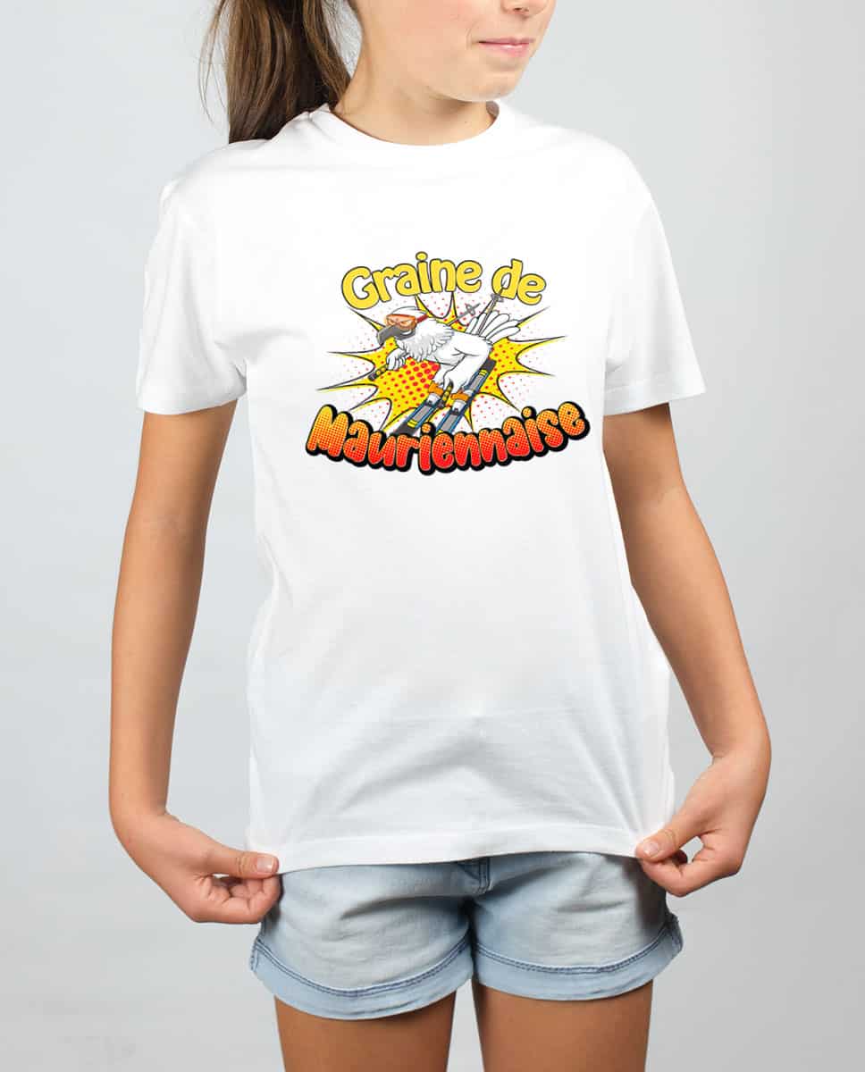 T SHIRT ENFANT : GRAINE DE MAURIENNAISE