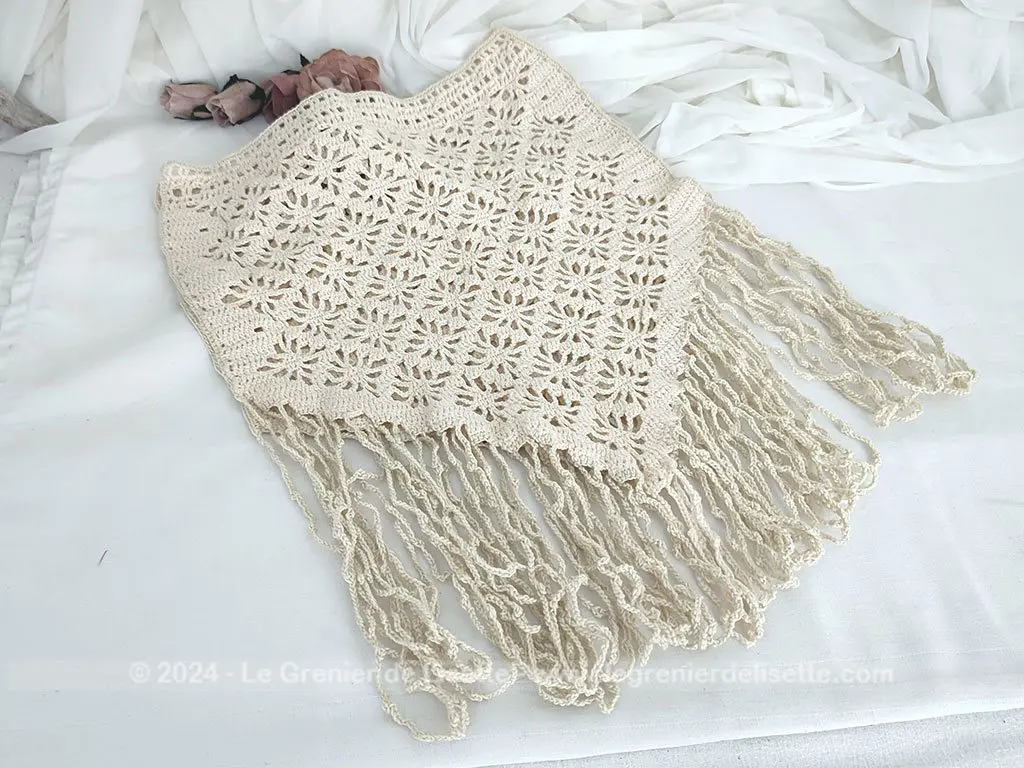 Rideau crochet fait main double sens – Image 3