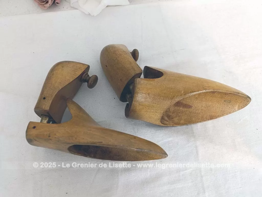 Anciens embauchoirs bois articulés pointure 43 – Image 5