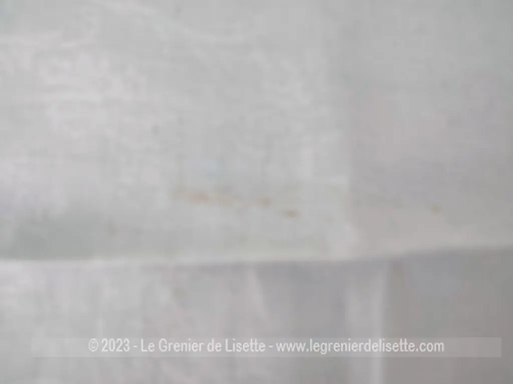 Ancien torchon ou grande serviette monogrammes ME – Image 5
