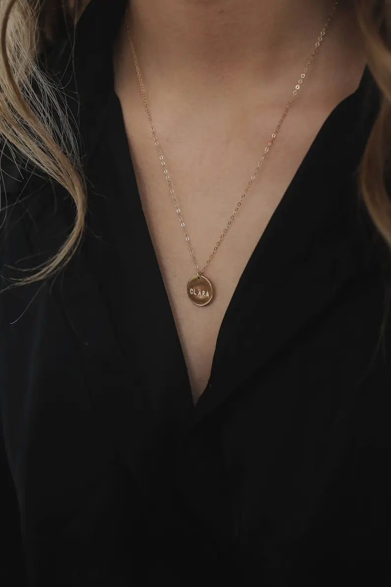 BohoStones – Collier Prénom Personnalisé Or 14k – Image 3