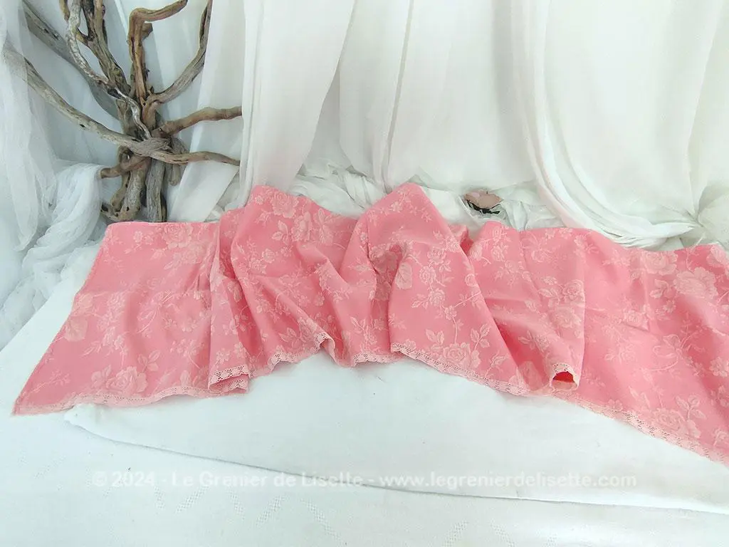 Tour de cheminée coutil matelas rose foncé – Image 2