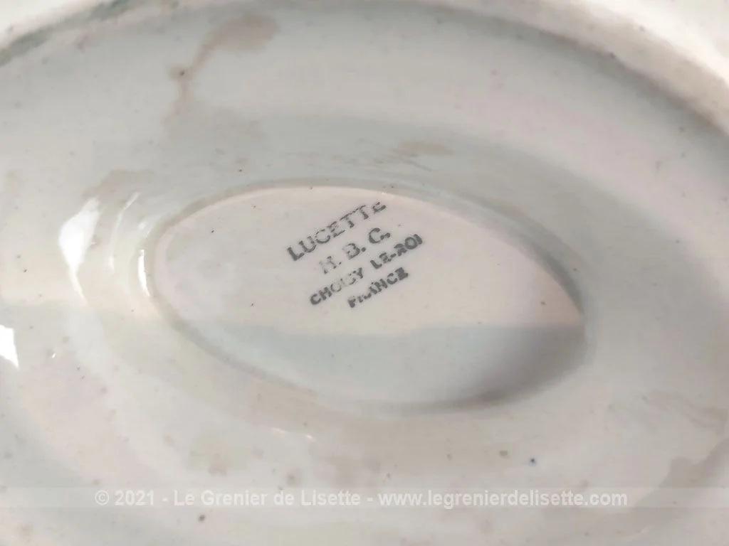 Saucière verte Lucette Choisy le Roi – Image 5