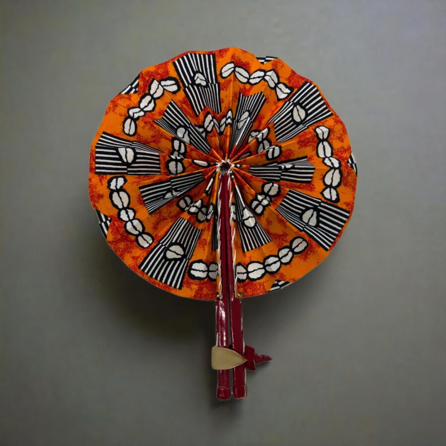 Eventail Bakelia Orange
