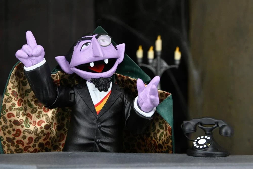 NECA Sesame Street Ultimate Count Von Count Action Figure – Image 6