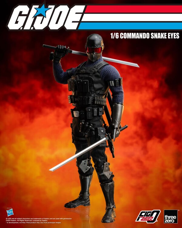 Threezero FigZero G.I. Joe Commando Snake Eyes 1/6 Scale Figure – Image 3