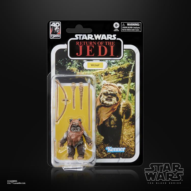 Star Wars The 40th Anniversary The Black Series Wicket ( ROTJ ) – Image 2